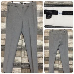 J Crew Cameron Dress Pants Women’s 12 Gray Stretch (Inseam 29)